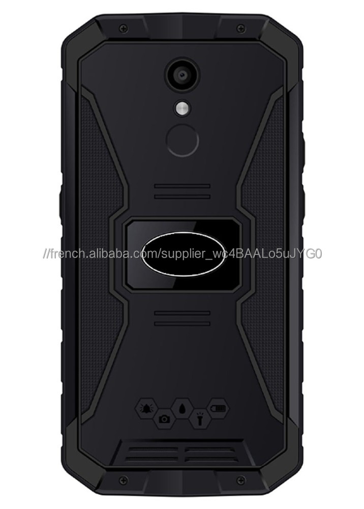 5,5 pouces MTK6739 Android 8.1 téléphone robuste 2 + 16 smartphone étanche 4G LTE téléphone mobile avec batterie 5500mAh