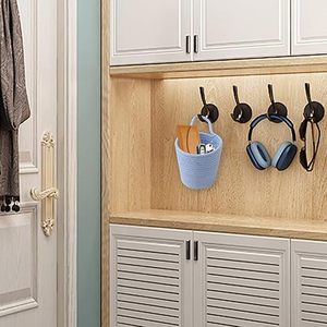 Cesta de Almacenamiento de Cuerda de Algodón Ecológica Moderna - Organizador Multifuncional Decorativo Tejido para Ropa, Toallas, Libros y Juguetes - Product Image 3