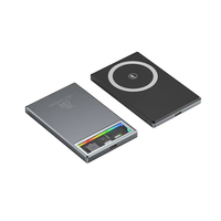 Cargador inalámbrico magnético de 15W Banco de energía de carga inalámbrico portátil 5000mAh Carga rápida para Iphone Iwatch