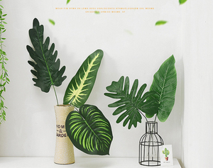 Barcur — feuilles <span class=keywords><strong>à</strong></span> gazon artificiel, fausses plantes en plastique, pour décoration de Table, de jardin, de salle, de bureau, pour la maison - Product Image 6
