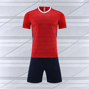 Ensemble de football personnalisé, maillot à manches courtes à séchage rapide, spécifique au match, logo personnalisable, vêtements d'entraînement de football - Product Image 6
