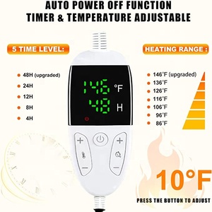 Almohadilla Térmica <span class=keywords><strong>para</strong></span> Mascotas con Alimentación USB, Funda Lavable de Punto Suave, Manta Eléctrica Portátil <span class=keywords><strong>para</strong></span> Perros y <span class=keywords><strong>Gatos</strong></span>, 100% Algodón, Estilo Japonés - Product Image 2