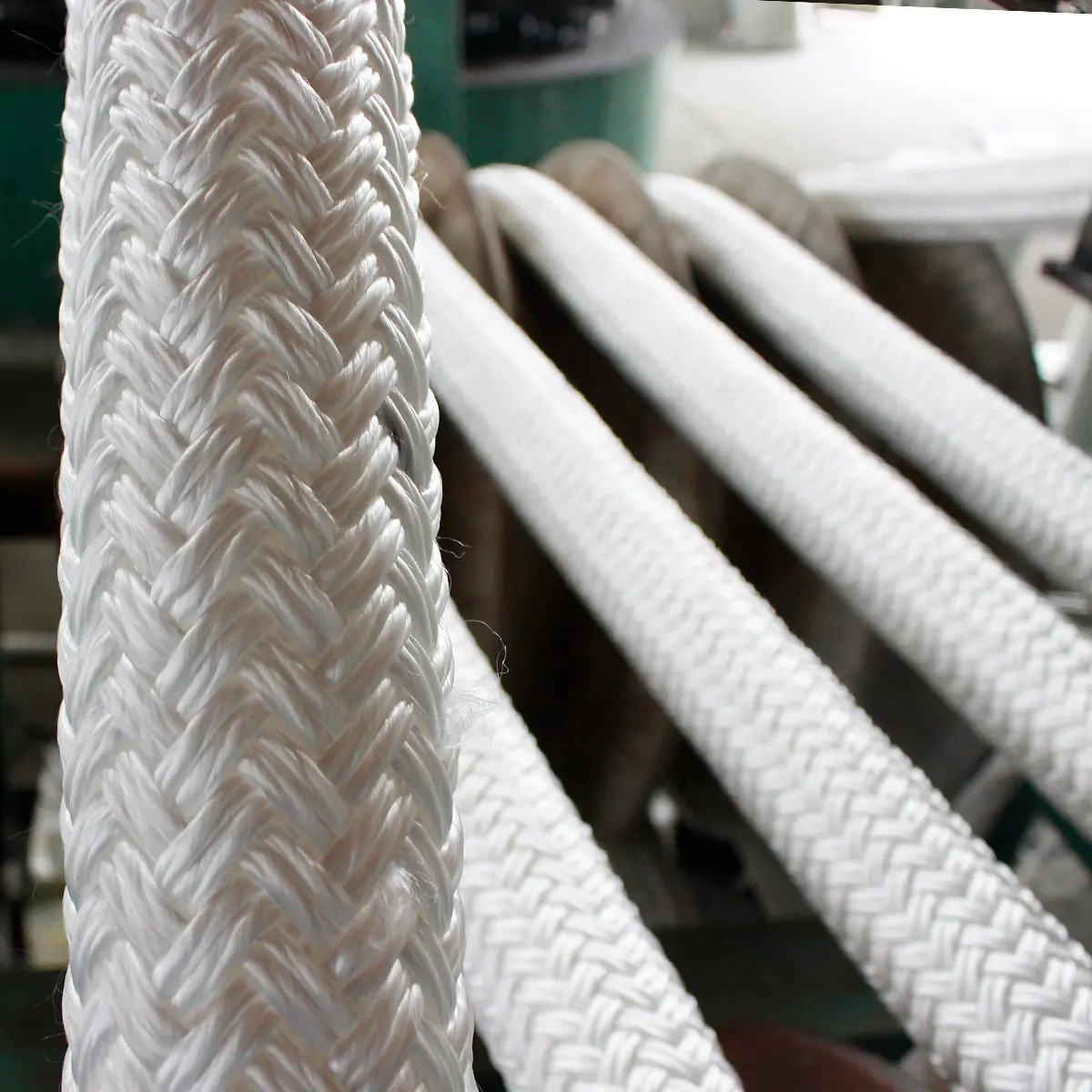 Fabricant de corde en nylon double tressée de 3/8 à 2 pouces, accessoire de haute qualité pour la marine