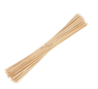 Bâtonnets de barbecue en bambou de qualité supérieure, couleur naturelle, écologiques, biodégradables, longueur 12-50 cm, pour barbecue