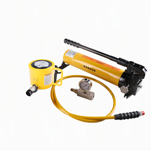 Equivalente a Enerpac KSRCS-1002, Gato Hidráulico Plano de Baja Altura con Retorno por Resorte, Capacidad de Elevación de 100 Toneladas, Puede Trabajar Sincrónicamente - Product Image 3