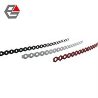 Good Quality Customized Logo ZINC Plastic Coated 10 Meters Per Roll Perforated Strapping Steel Fixing Band