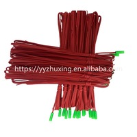 Feux d'artifice télécommandés à effet d'étincelle, puissants, électriques, 30 cm, en plastique rouge avec fil de cuivre