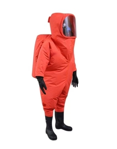 Полностью инкапсулированный химический защитный костюм для тяжелых условий работы из арамидной ткани Защитный Комбинезон для обработки опасных материалов - Product Image 1