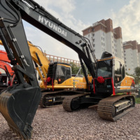 Excavatrice sur chenilles d'occasion HX220LC-9S avec moteur d'origine et hydraulique performante pour travaux de terrassement, carrières et positions associées