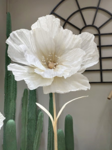 Hot Bán Nhân Tạo Khổng Lồ <span class=keywords><strong>Poppy</strong></span> Hoa Wedding Party Trang Trí Lớn EVA Hoa Handmade Ngoài Trời Không Thấm Nước Hoa - Product Image 2