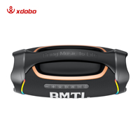 XDOBO BMTL BOOM II 120W Speaker Bertenaga dengan Subwoofer, Bass Berat, TWS Pairing, Lampu RGB Warna-warni untuk Pesta