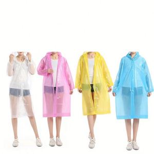 Imperméables personnalisés avec logo, fabricants de vêtements de pluie imperméables en PVC/EVA, imperméables jetables en plastique transparent pour adultes, pour moto - Product Image 1