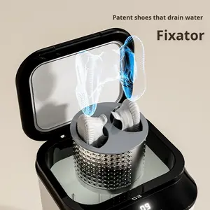 غسالة أحذية جديدة من Langsha ، ماكينة تنظيف كامل للجدار ، سعة كبيرة للاستخدام المنزلي ، غسيل وتجفيف متكامل ، إلكتروني بحوض واحد - Product Image 2