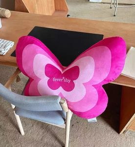 Bantal lempar kupu-kupu merah muda, bantal bentuk kupu-kupu desain Pink, bantal lempar - Product Image 4