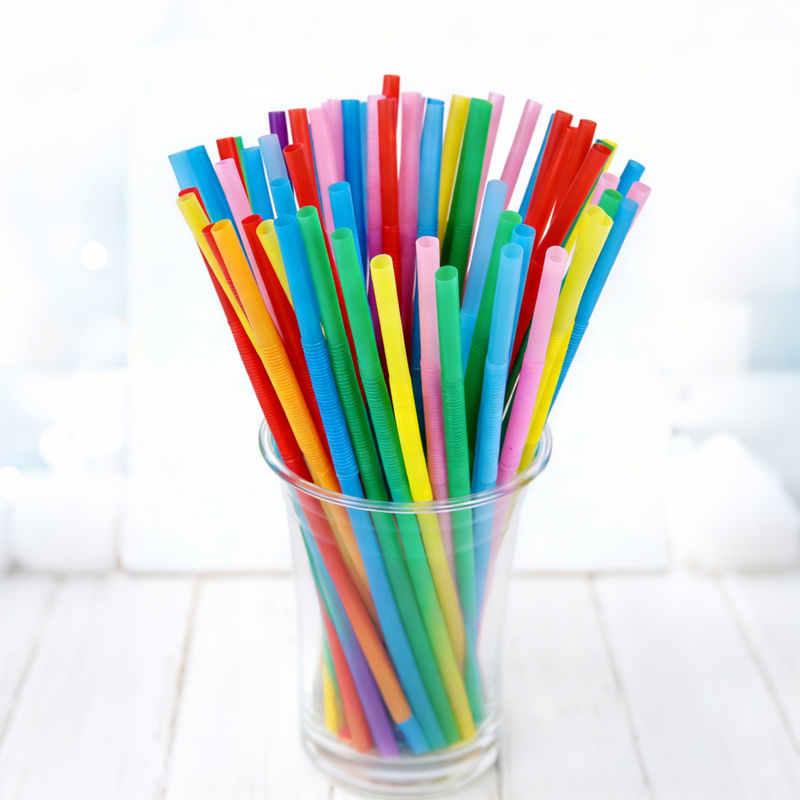 Colorful Creative Disposable Plastic PP Straws