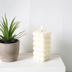 เทียนตกแต่งบ้านรูปทรงฟองสบู่แบบ 3 มิติ ใช้แบตเตอรี่ ให้แสงเหมือนเปลวไฟจริง ของแมตติ - Product Image 4