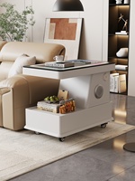 Table d'appoint intelligente avec chargeur sans fil et haut-parleur Bluetooth pour salon CJ12, directement de l'usine #