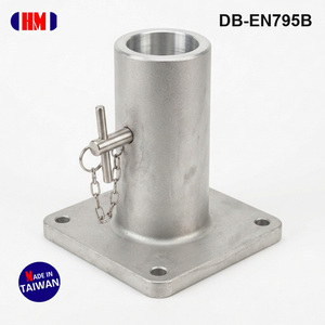 อุปกรณ์ยึดแขนอะลูมิเนียมหล่อสำหรับกู้ภัยในพื้นที่จำกัด Davit Base Socket ผลิตโดยผู้ผลิต OEM ODM ในไต้หวัน ผลิตตามมาตรฐาน EN 795 Type B - Product Image 2