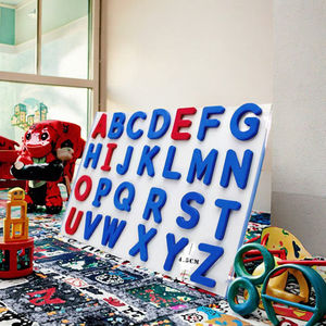 Preschool Learning Spelling EVA Waterproof Magnetic Sticker Letters Alphabet Fridge <strong>Magnets</strong> Asian <strong>Zen</strong> Design Back School - Product Image 5