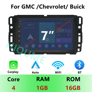 7 ''android12 xe đa phương tiện <span class=keywords><strong>Video</strong></span> Player đài phát thanh GPS navigation Carplay tự động cho GMC Chevrolet Buick enclave Yukon Acadia Equinox - Product Image 4