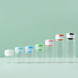 Flaconi in Vetro Colorato con Collo a Crimpatura, Etichetta Personalizzata Serigrafata - per Polvere Liofilizzata, Essenza, Siero, Confezionamento Medicina Estetica - Product Image 2