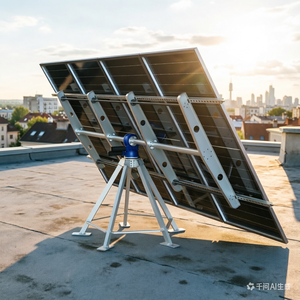 Kit de support solaire lesté pour toiture, fixation par gravité, résistant au vent, sans endommager la surface du toit - Product Image 6