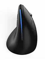 ZELOTES F36A Mouse Nirkabel Genggam Vertikal 2.4G Mouse Laptop Isi Ulang Nirkabel Mouse Optik 6 Tombol Mouse DPI 3 Tingkat