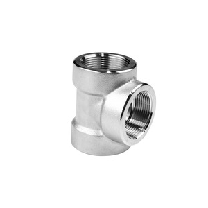 Conector de Tubería de Acero Inoxidable Forjado 304 316 con Rosca Interna, Estándar ASTM, Conector de 1 Pulgada, Sección Redonda - Product Image 3