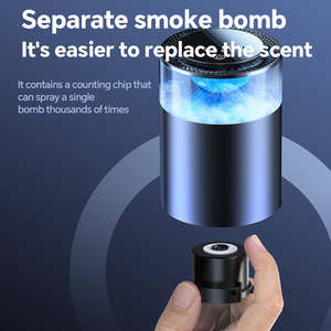 New Arrival 3 Modes Black Car Freshener Diffuser Aluminium Alloy Smart New Aroma Diffuser For Car - Product Image 6