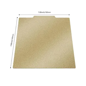 Placa de construcción PEI de 180x180mm para impresoras 3D KP3 <span class=keywords><strong>KP3S</strong></span>, resorte de hoja de acero texturizado de doble cara, accesorio de impresión Flexible extraíble - Product Image 3