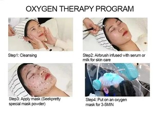 Pistolet pulvérisateur à oxygène pour soins du visage, machine de rajeunissement cutané anti-âge, soin à jet d'oxygène, machine à masque facial à oxygène en dôme - Product Image 2
