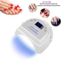 Lampe à LED sans fil rechargeable 64W Pro Cure, sécheuse à gel UV LED sans fil pour salon de manucure