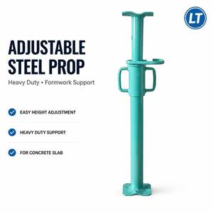 Étai métallique réglable robuste pour coffrage moderne, système d'étaiement pour dalles de béton et échafaudage de construction - Product Image 2