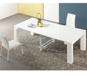 <span class=keywords><strong>Mesa</strong></span> de <span class=keywords><strong>consola</strong></span> Rectangular de estilo moderno de gran oferta, <span class=keywords><strong>mesa</strong></span> de comedor de madera <span class=keywords><strong>extensible</strong></span> con Panel de madera de melamina para uso <span class=keywords><strong>en</strong></span> granjas - Product Image 5