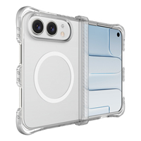 Coque de téléphone magnétique anti-chute en cristal avec colonne centrale pour iPhone Duo, antichoc et durable – Offre Spéciale