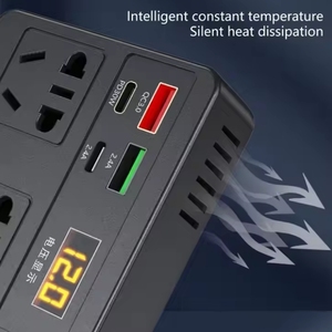 Universal <span class=keywords><strong>12V</strong></span>/24V/<span class=keywords><strong>220V</strong></span> 200W Pantalla digital Cargador de <span class=keywords><strong>coche</strong></span> Inversor global Estación de energí<span class=keywords><strong>a</strong></span> para teléfono móvil <span class=keywords><strong>Adaptador</strong></span> de computadora OTP - Product Image 3
