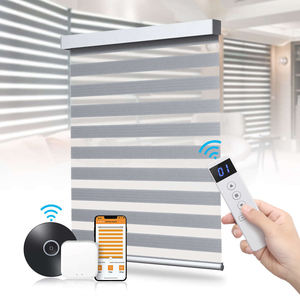 Tende a Rullo <span class=keywords><strong>Zebra</strong></span> Motorizzate Moderne Oscuranti di Lusso per Casa con Sistema Integrato - Product Image 1