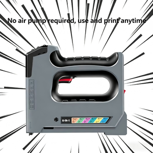 Electric Nail Gun Coil Type Battery Powered <b>Woodworking</b> Diy <b>Tool</b> - Product Image 2