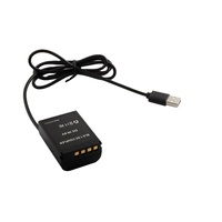 Câble USB vers coupleur DC BLX-1 BLX1 de 1,2 m, batterie factice pour appareil photo Olympus OM-1 OM1, câble droit, neuf