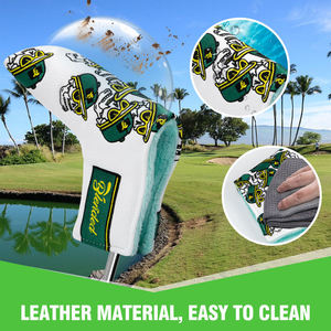 Factory Price Pu Leather <b>Golf</b> Blade Putter Club Headcover Custom Embroidery Logo <b>Golf</b> Putter <b>Head</b> <b>Cover</b> - Product Image 3