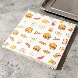 Hamburger <b>Paper</b> Wax <b>Paper</b> Greaseproof <b>Food</b> Grade Custom Logo Sandwich <b>Paper</b> Baking Kitchen Chicken Roll - Product Image 1
