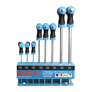 Juego de Llaves Allen con Mango en T FIXTEC de 2-10 mm, 8 Piezas, CRV, Herramienta Manual de Reparación, FHHK4008 - Product Image 4