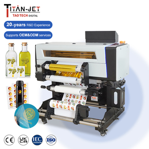 Sistema All-in-One UV DTF A2 Automatico per Stampa su Foglio, Attrezzatura Roll to Roll, <span class=keywords><strong>Stampante</strong></span> <span class=keywords><strong>Laser</strong></span> per Trasferimento Foglio Oro e Argento con Laminatrice - Product Image 1