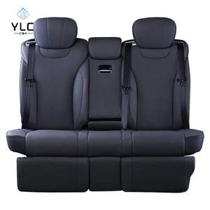 Canapé-lit/sièges pliants en cuir de luxe personnalisés pour camping-car/MPV/camion, 2, 3 ou <span class=keywords><strong>4</strong></span> places, pour sièges de voiture modifiés - Product Image 1