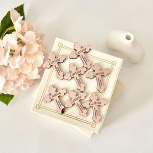 Etiquetas de Acrílico Personalizadas con Espejo - Recuerdos para Bodas y Bautizos, Duraderas, Impermeables, Grabadas con Láser, Bajo MOQ, Forma Irregular, Placas de Identificación DIY al por Mayor - Product Image 2