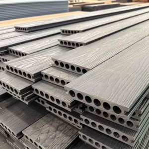 Plancher de <span class=keywords><strong>terrasse</strong></span> extérieur en composite bois PE co-extrudé WPC, revêtement technique WPC pour patio et <span class=keywords><strong>terrasse</strong></span> - Product Image 2