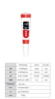 Testeur de pH 4-en-1 personnalisé avec logo OEM, testeur multifonction, valeur TDS, testeur multiparamètres quatre-en-un pour la qualité de l'eau