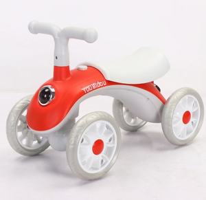 Vélo d'équilibre pour enfants de <span class=keywords><strong>1</strong></span> à 3 ans sans pédales, draisienne à quatre roues pour bébé, trotteur pour bébé, voiture à roulettes pour bébé - Product Image 4