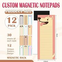 Bloc de Notas Magnético Vibrante, Papel de Alta Opacidad para Colorear, Papelería Moderna para Escritorio, Ideal para Librerías