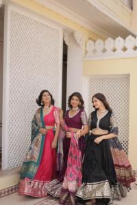 Viscosa de calidad estándar Lehenga Choli con Gajji Silk Dupatta para mujer, ropa de boda y FIESTA DE LA India - Product Image 2